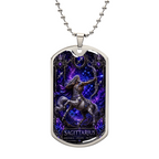 Sagittarius Zodiac Luxury Dog Tag