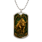 Taurus Zodiac Luxury Dog Tag