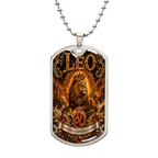 Leo Zodiac Luxury Dog Tag