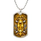 Gemini Zodiac Luxury Dog Tag