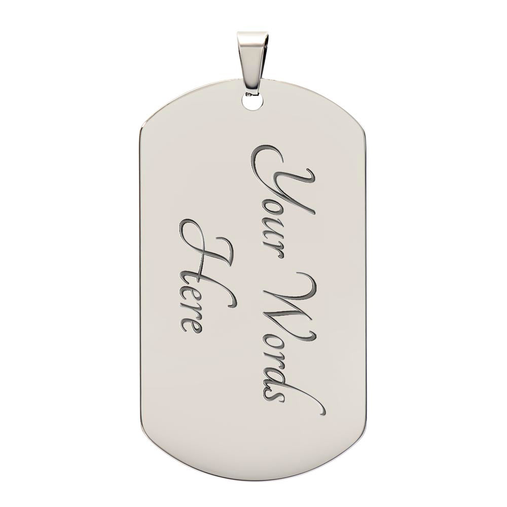 Seraphina Messenger of Light Dog Tag
