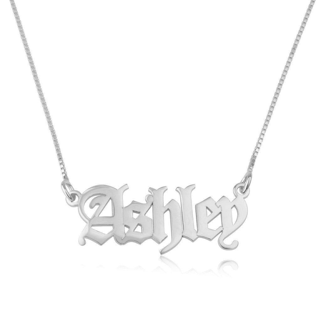 Gothic Name Necklace