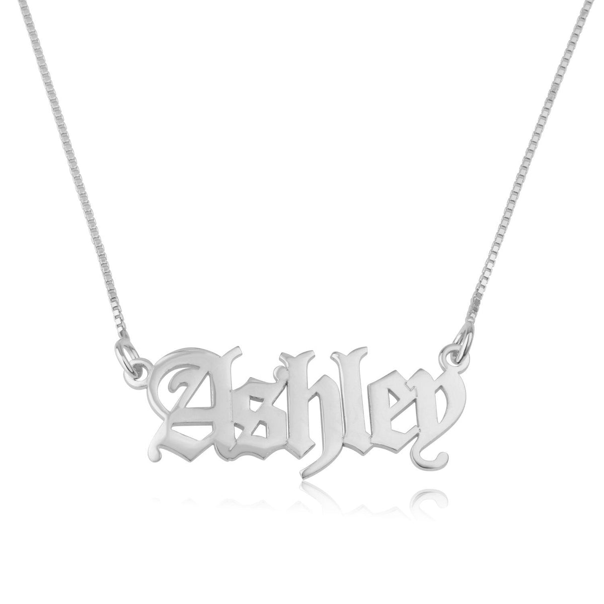 Gothic Name Necklace