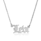 Gothic Name Necklace
