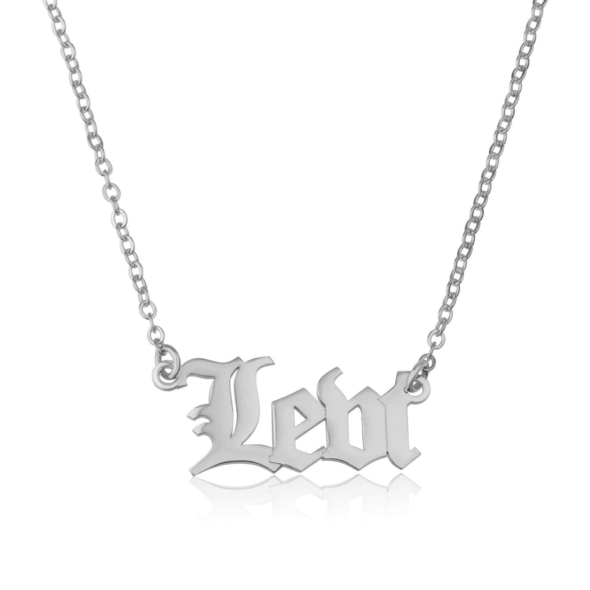 Gothic Name Necklace