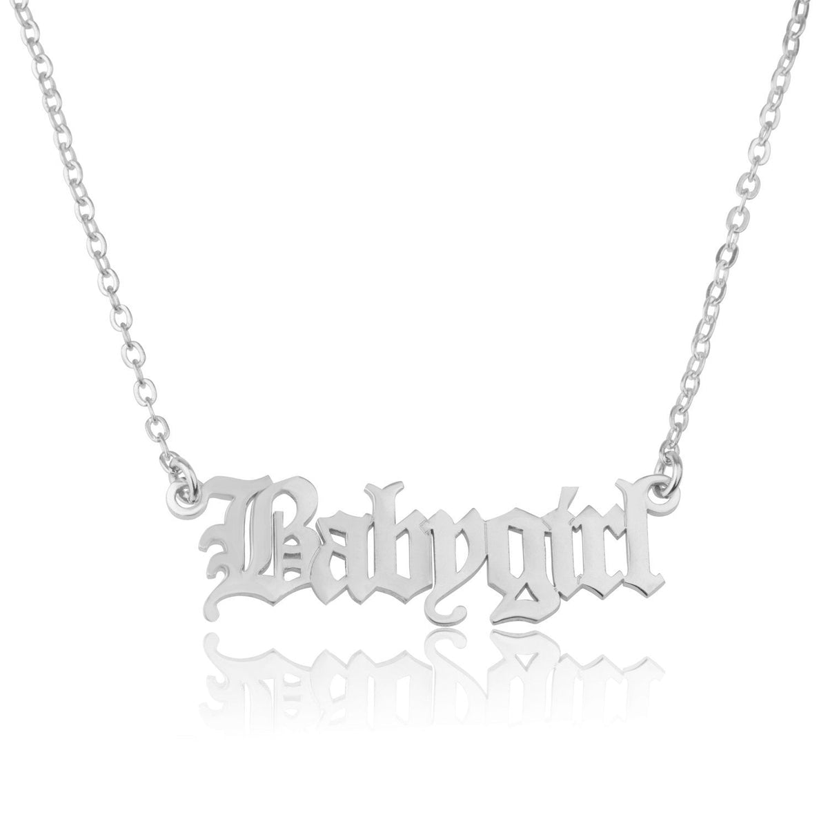 Gothic Name Necklace