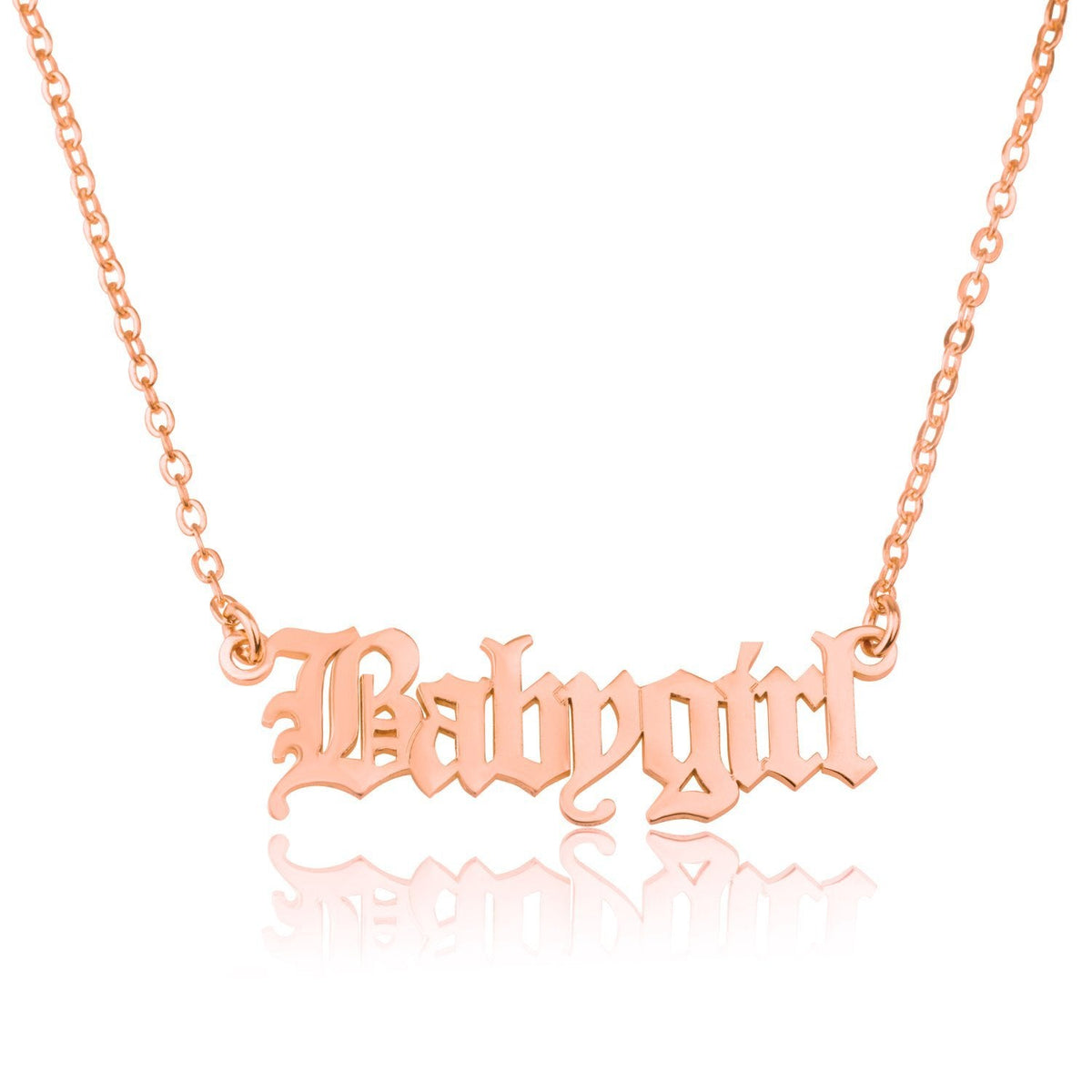 Gothic Name Necklace