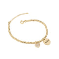 Laser Beads Bracelet With Heart & Customize Name