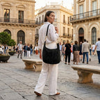 Italian Genuine Suede Hobo Bag | Belluno