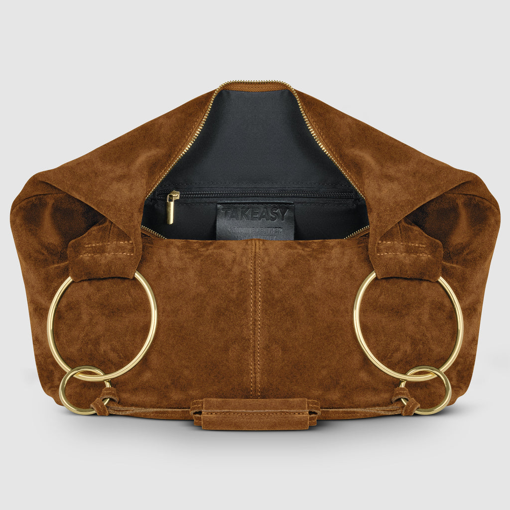 Italian Genuine Suede Hobo Bag | Belluno