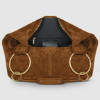 Italian Genuine Suede Hobo Bag | Belluno