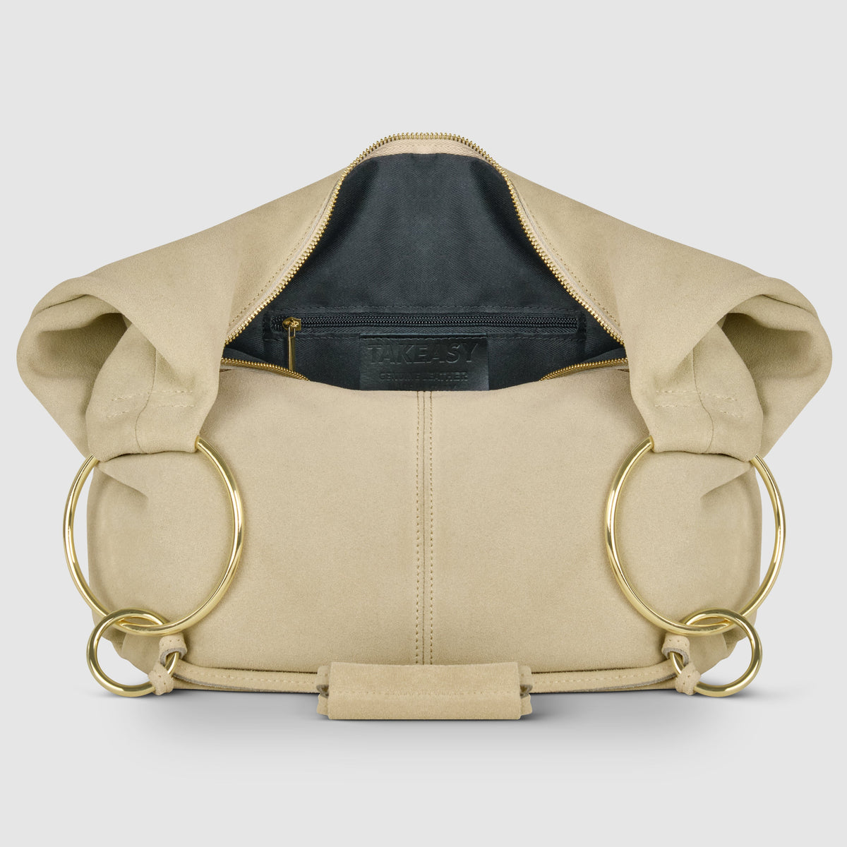 Italian Genuine Suede Hobo Bag | Belluno