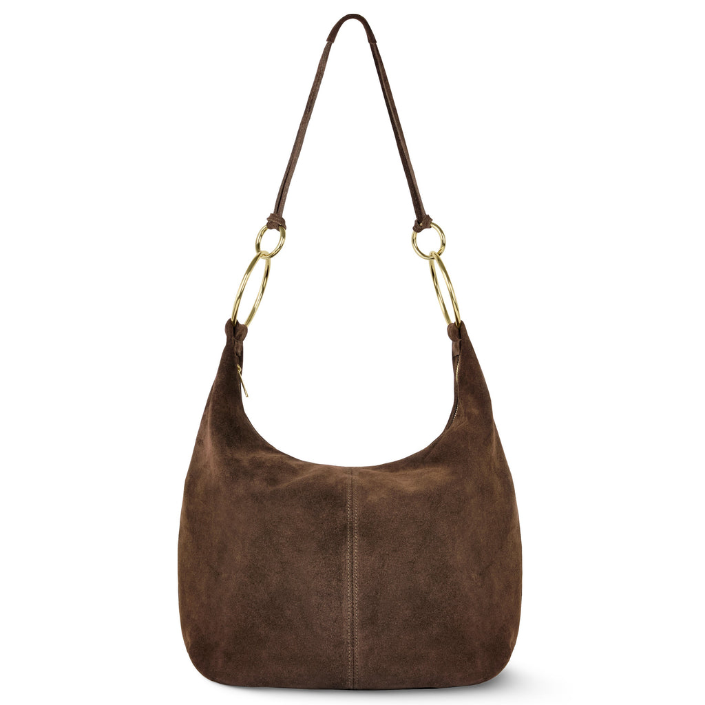 Italian Genuine Suede Hobo Bag | Belluno