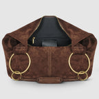 Italian Genuine Suede Hobo Bag | Belluno