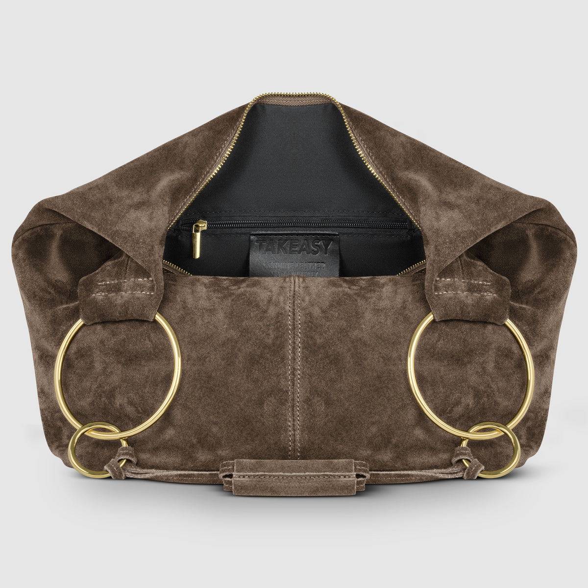Italian Genuine Suede Hobo Bag | Belluno
