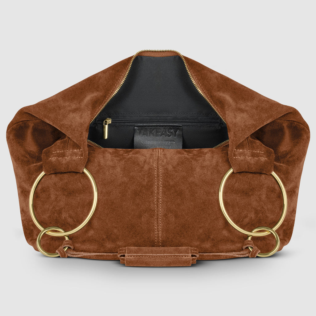 Italian Genuine Suede Hobo Bag | Belluno
